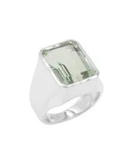 Arizona Turquoise Oval Gemstone Ring - 925 Sterling Silver Boho Vintage