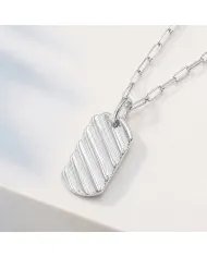 925 Sterling Silver Wave Pendant | Handmade Unisex Jewelry