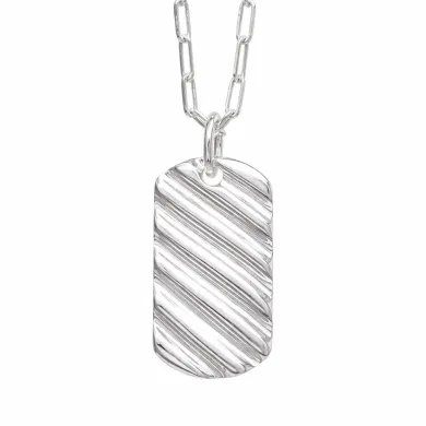925 Sterling Silver Wave Pendant | Handmade Unisex Jewelry
