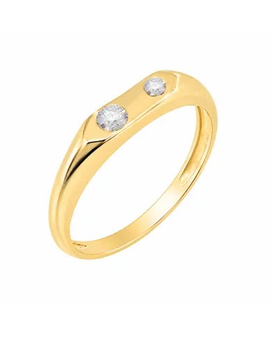 Swarovski Crystal Ring - Handmade Gold Plated 925 Silver Gemstone Jewelry