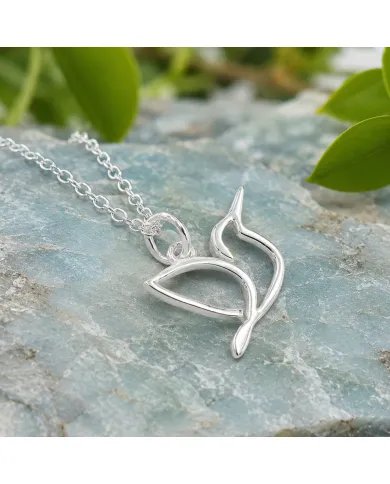 925 Sterling Silver Hummingbird Pendant – Handmade Gift for Her