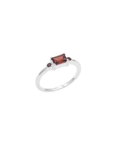 Garnet Gemstone Ring – Handmade 925 Sterling Silver Jewelry