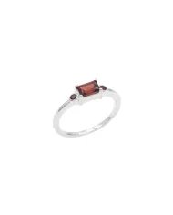 Garnet Gemstone Ring – Handmade 925 Sterling Silver Jewelry
