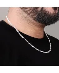 925 Sterling Silver Men’s Chain Necklace – Handmade Jewelry