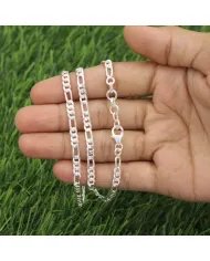 925 Sterling Silver Men’s Chain Necklace – Handmade Jewelry