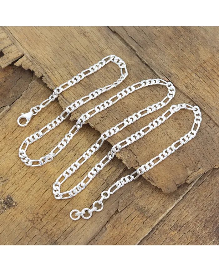 925 Sterling Silver Men’s Chain Necklace – Handmade Jewelry