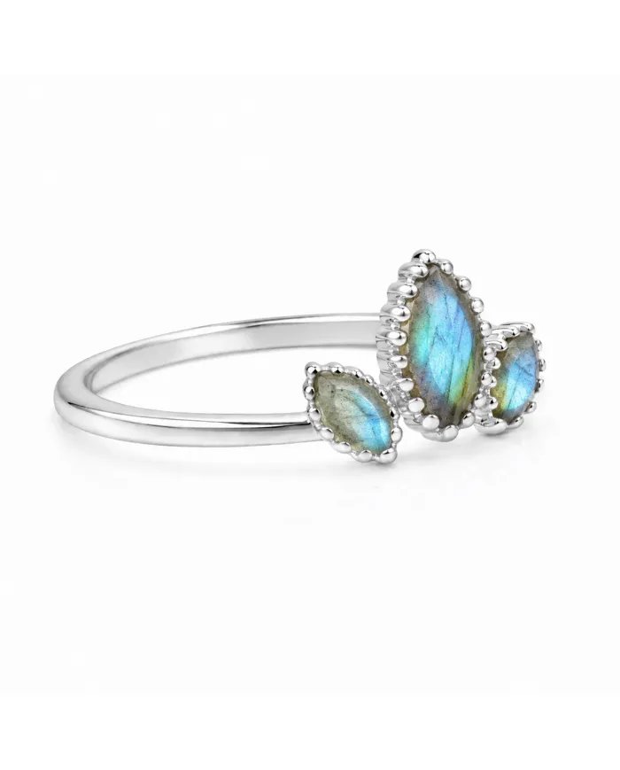 Labradorite Ring in 925 Sterling Silver – Handmade Gemstone Jewelry