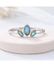 Labradorite Ring in 925 Sterling Silver – Handmade Gemstone Jewelry