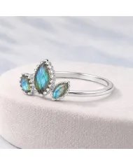 Labradorite Ring in 925 Sterling Silver – Handmade Gemstone Jewelry