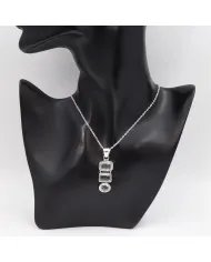 Elegant 925 Sterling Silver Aquamarine Pendant - Handmade Jewelry Gift