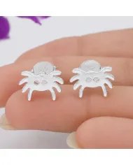 Sterling Silver Crab Stud Earrings | Cute Ocean-Inspired Jewelry