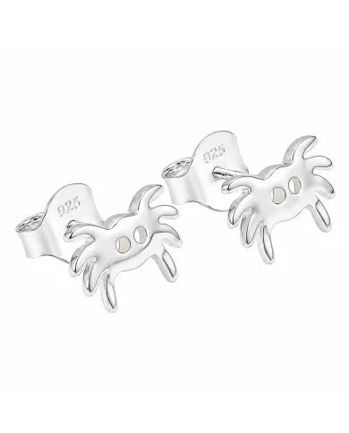 Sterling Silver Crab Stud Earrings | Cute Ocean-Inspired Jewelry