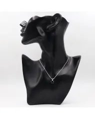 Black Onyx Pendant 925 Sterling Silver - Handmade Women's Gift for Her