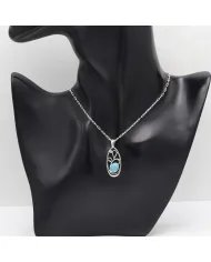 Arizona Turquoise Pendant | 925 Sterling Silver Handmade Jewelry