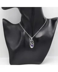 Amethyst Pendant in 925 Sterling Silver | Handmade Gemstone Jewelry