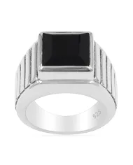 Marquise Cut Emerald Ring - 925 Sterling Silver Unique Fine Jewelry