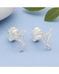 925 Sterling Silver Hummingbird Stud Earrings - Minimalist Jewelry