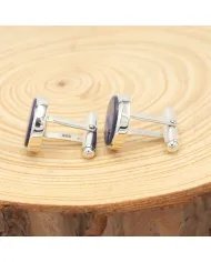 Lapis Lazuli Cufflinks - 925 Sterling Silver Handmade Men's Accessories