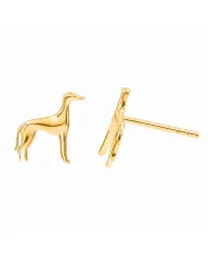 Cat Stud Earrings 925 Sterling Silver Handmade Minimalist Jewelry