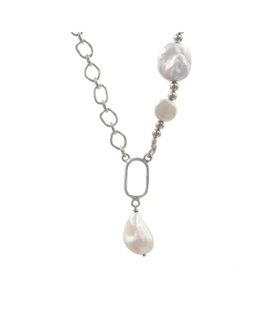 925 Sterling Silver Freshwater Pearl Necklace Dainty Jewelry for Her