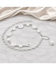 925 Sterling Silver Freshwater Pearl Necklace Dainty Jewelry for Her