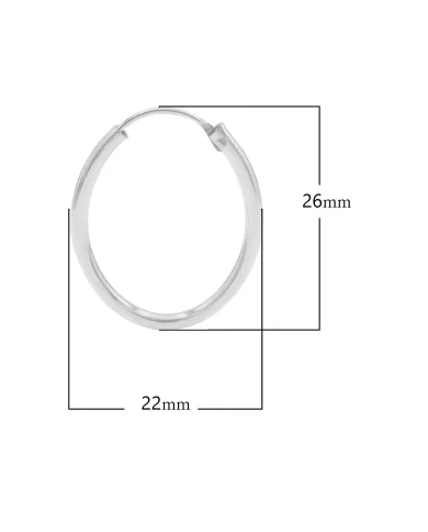925 Sterling Silver Handmade Hoop Earrings – Minimal Everyday Jewelry