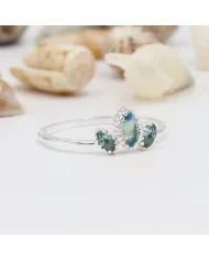 Tanzanite Ring 925 Sterling Silver - Handmade Marquise Cut Gemstone