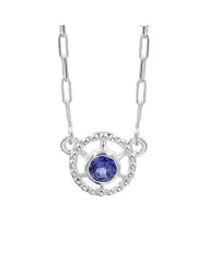 Teardrop Tanzanite Pendant - 18K Gold Plated Sterling Silver Jewelry