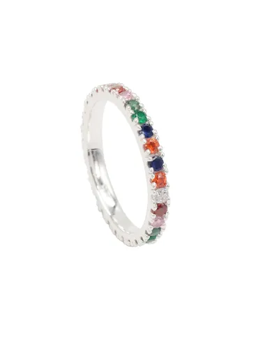 7 Chakra Band Ring - 925 Sterling Silver Meditation & Spiritual Jewelry