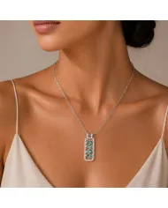 Marquise Cut Emerald Pendant – 925 Sterling Silver Necklace