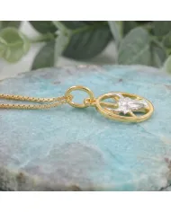 18K Gold Plated Taurus Zodiac Pendant | Sterling Silver Astrology Gift