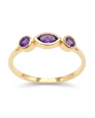Green Purple Copper Turquoise Ring | 925 Sterling Silver Statement Jewelry