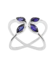 Ruby & Moonstone Ring | 925 Sterling Silver Gemstone Jewelry Gift