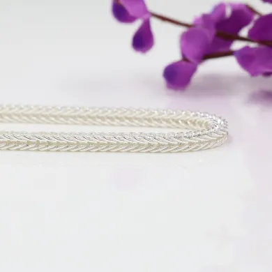 925 Sterling Silver Dragon Head Link Chain Bracelet Handmade Jewelry