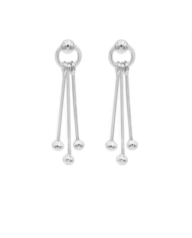 925 Sterling Silver Ball Earrings for Women Handmade Jewelry