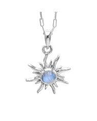 18K Gold Plated Gemini Zodiac Pendant - Sterling Silver Astrology Gift