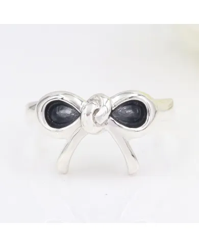 925 Sterling Silver Bow Ring - Minimalist Jewelry for Women