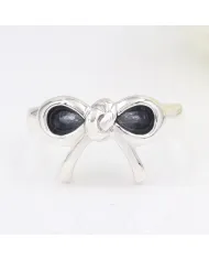 925 Sterling Silver Bow Ring - Minimalist Jewelry for Women