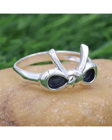 925 Sterling Silver Bow Ring - Minimalist Jewelry for Women
