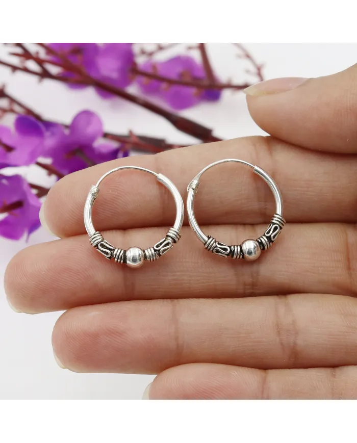 925 Sterling Silver Hoop Earrings for Women – Classic Lightweight Hoops