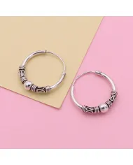 925 Sterling Silver Hoop Earrings for Women – Classic Lightweight Hoops