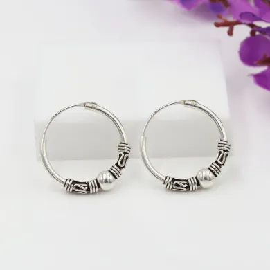 925 Sterling Silver Hoop Earrings for Women – Classic Lightweight Hoops