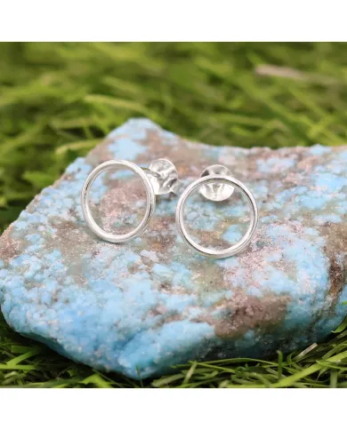 925 Sterling Silver Round Stud Earrings – Everyday Jewelry