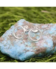 925 Sterling Silver Round Stud Earrings – Everyday Jewelry