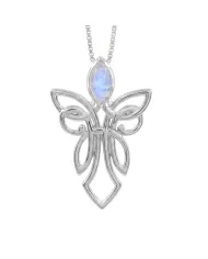 Multi-Shaped Amethyst Pendant 925 Sterling Silver Handmade Jewelry
