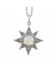 18K Gold-Plated Bezel-Set Raw Moonstone Pendant Necklace