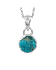 18K gold-plated bezel set raw Herkimer Diamond Pendant Necklace