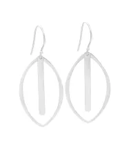 925 Sterling Silver Drop Dangle Earrings, Bar Drop Earrings, Handmade
