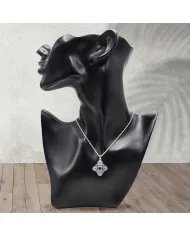 Amethyst Gemstone Handmade Sterling Silver Pendant Statement Necklace