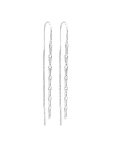 Silver Earrings, Sterling Silver Hook Earrings, Handmade Earrings, Dangle Earrings for Her